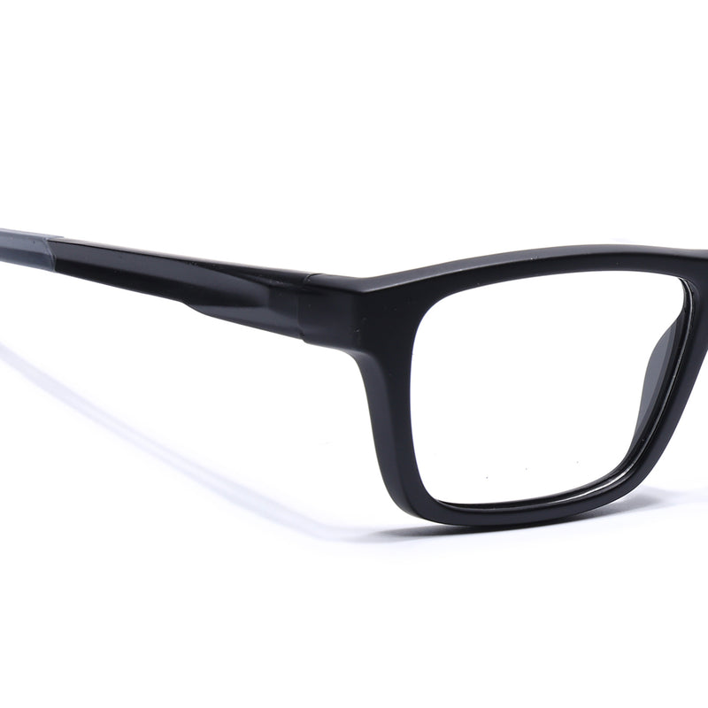 Voyage Active Black Square Eyeglasses for Men & Women (6684MG5642-C2)