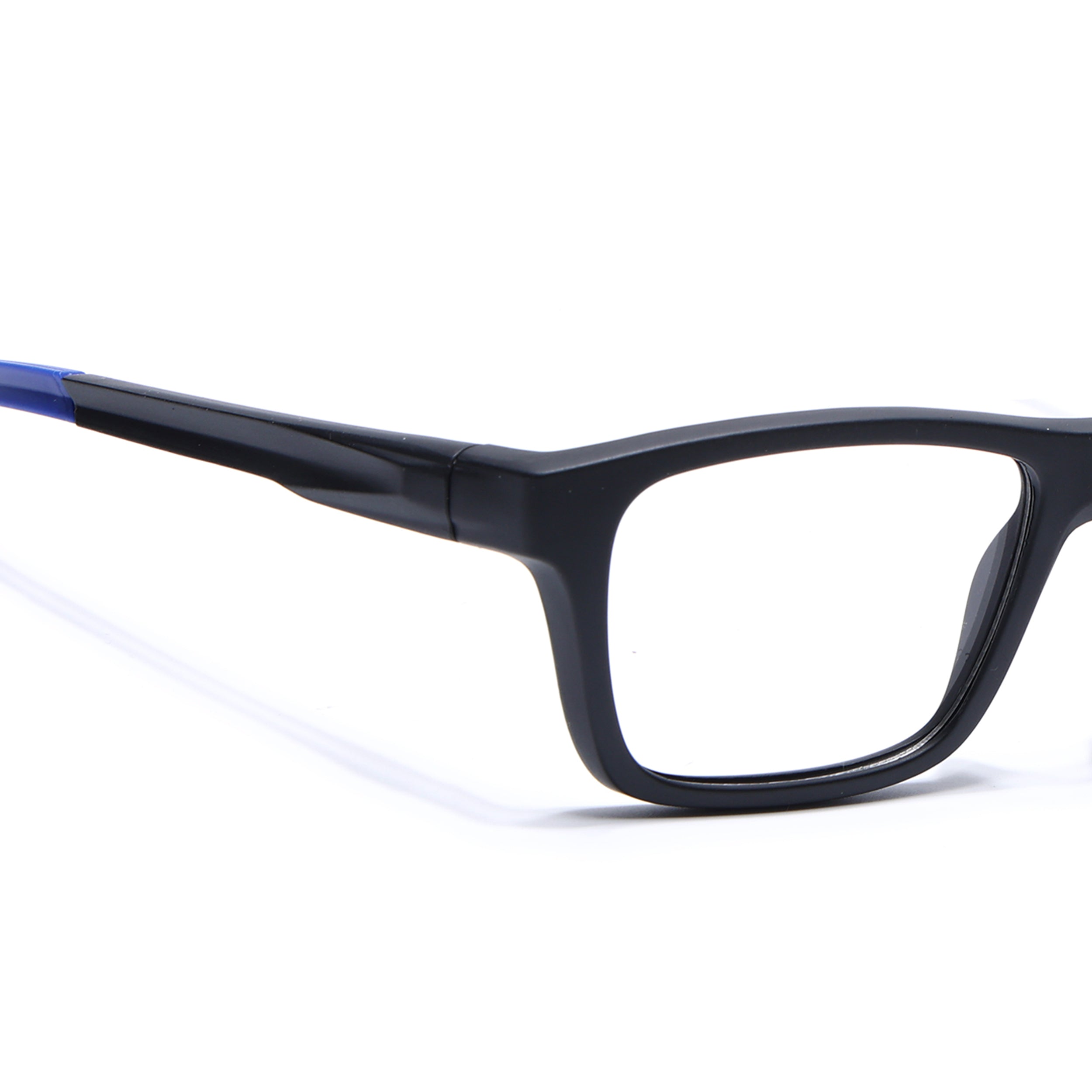 Voyage Active Black Square Eyeglasses for Men & Women (6684MG5643-C3)