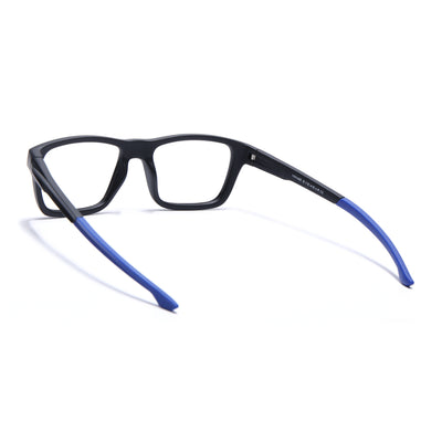 Voyage Active Black Square Eyeglasses for Men & Women (6684MG5643-C3)