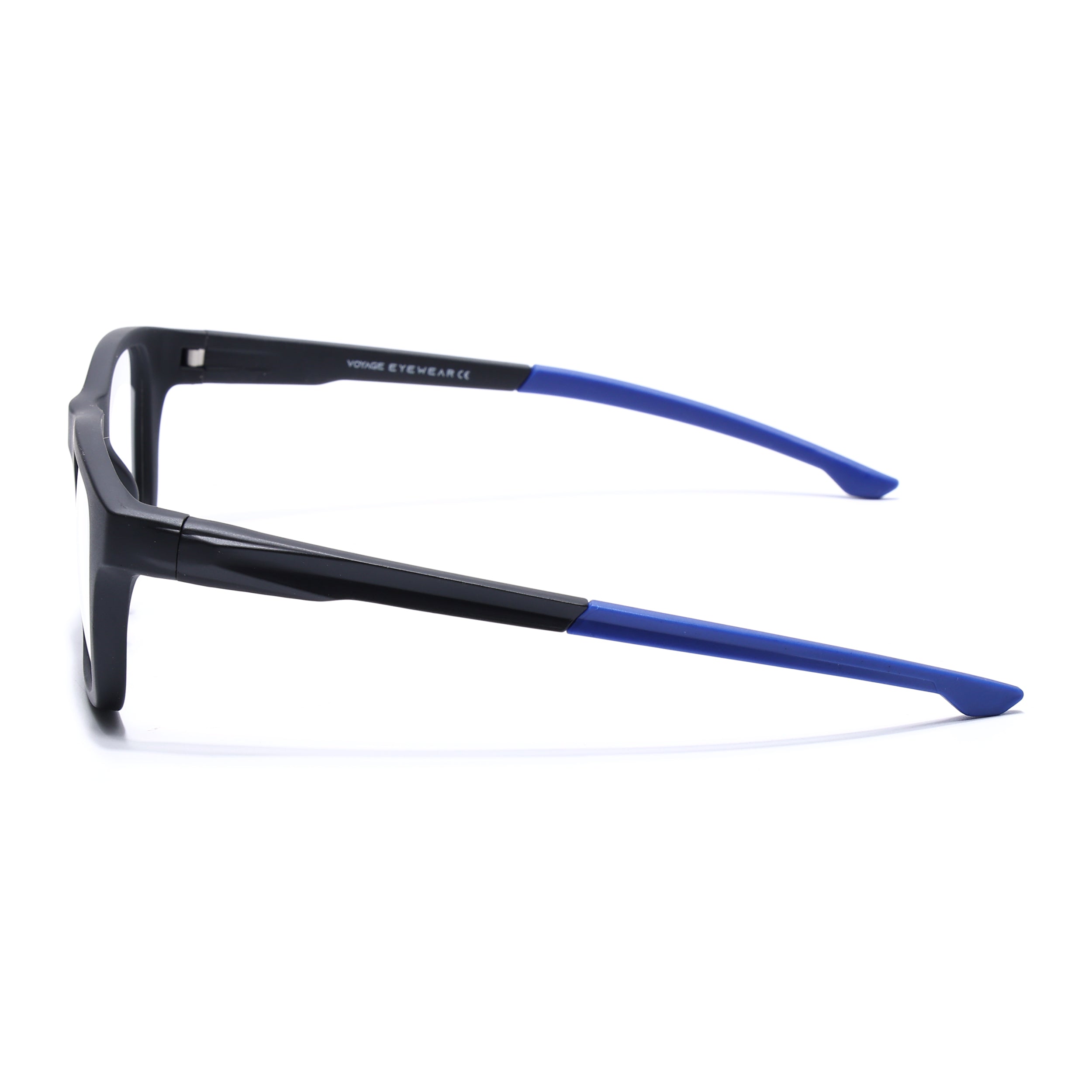 Voyage Active Black Square Eyeglasses for Men & Women (6684MG5643-C3)