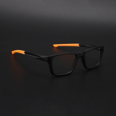 Voyage Active Black Square Eyeglasses for Men & Women (6684MG5646-C6)