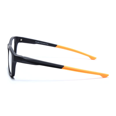 Voyage Active Black Square Eyeglasses for Men & Women (6684MG5646-C6)