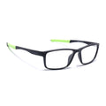 Voyage Active Black Rectangle Eyeglasses for Men & Women (6685MG5650-C4)