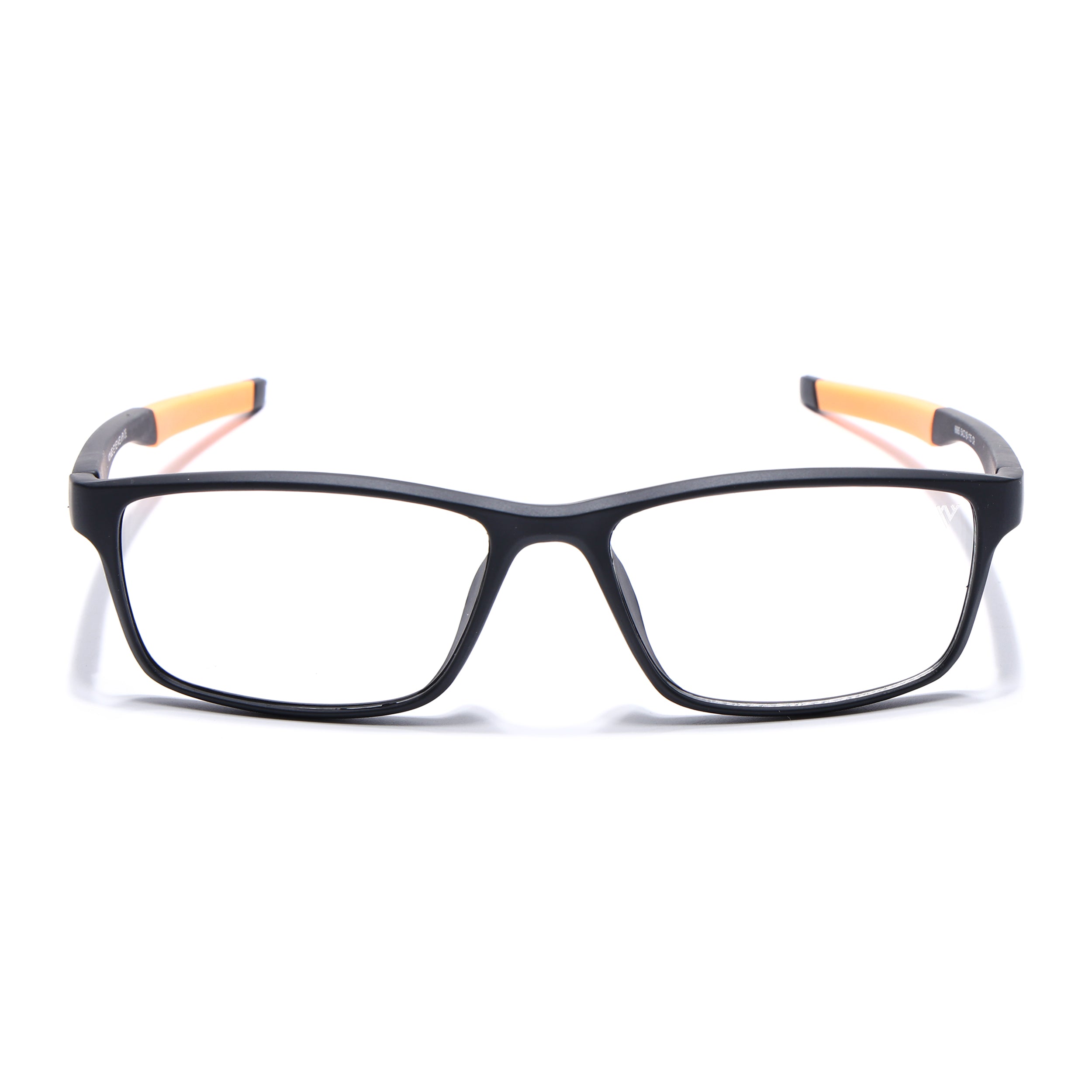 Voyage Active Black Rectangle Eyeglasses for Men & Women (6685MG5652-C6)