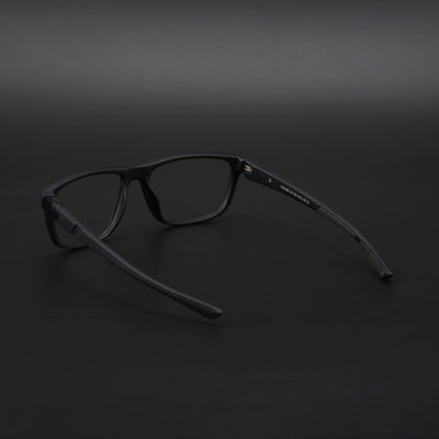 Voyage Active Black Square Eyeglasses for Men & Women (6686MG5653-C1)