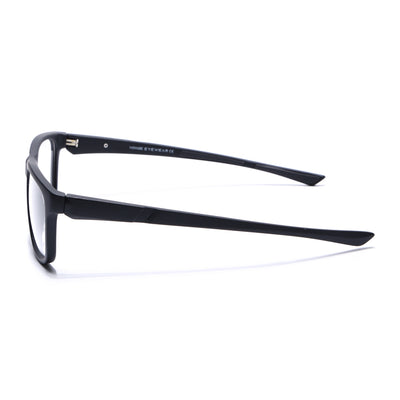 Voyage Active Black Square Eyeglasses for Men & Women (6686MG5653-C1)