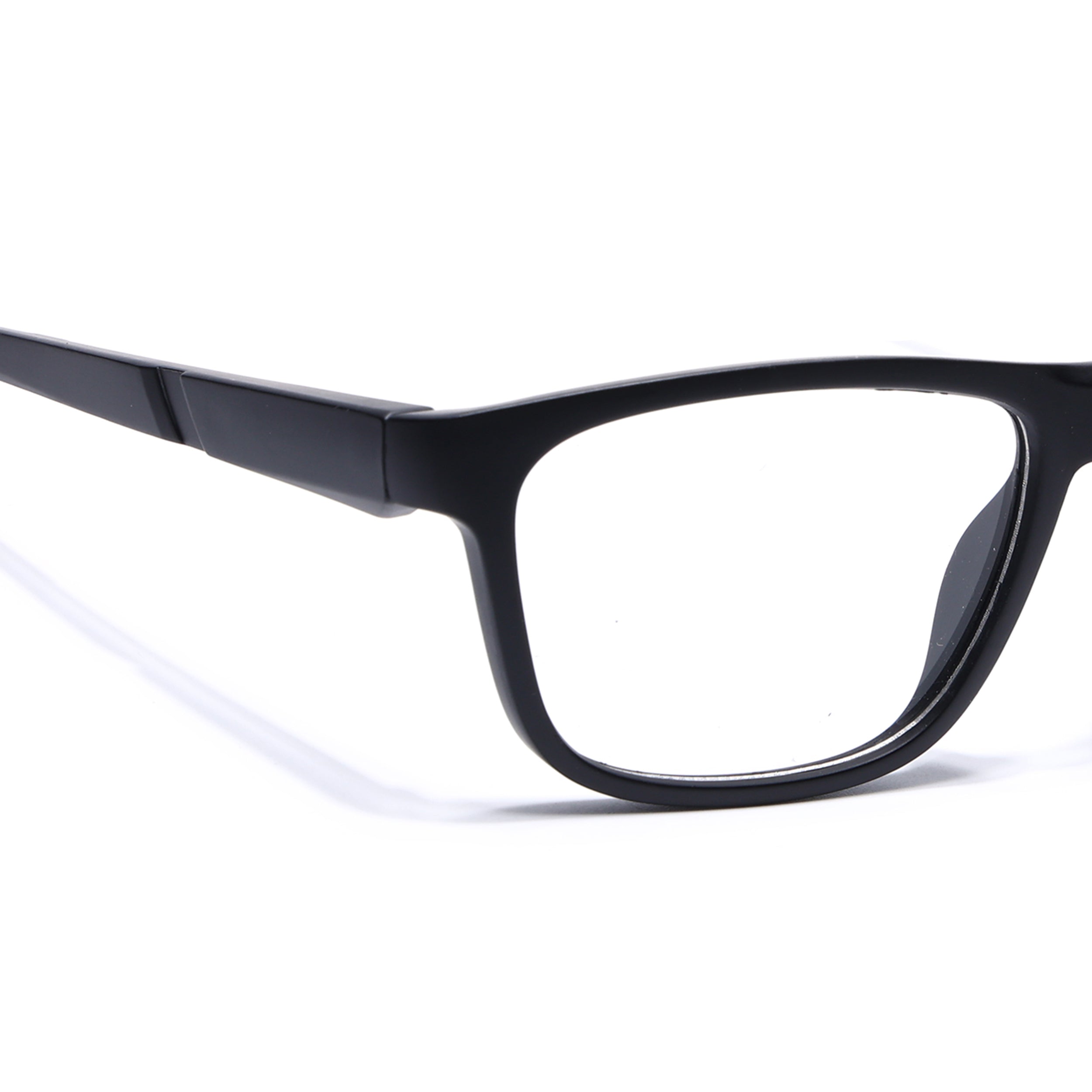 Voyage Active Black Square Eyeglasses for Men & Women (6686MG5654-C2)