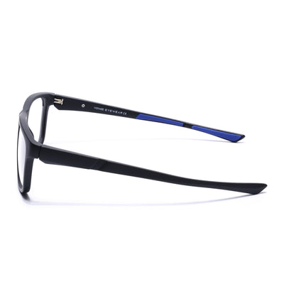 Voyage Active Black Square Eyeglasses for Men & Women (6686MG5655-C3)