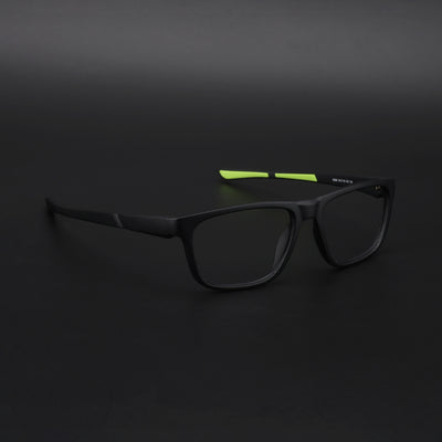 Voyage Active Black Square Eyeglasses for Men & Women (6686MG5656-C4)