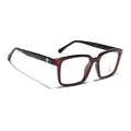 Eyejack Brown Rectangle Eyeglasses for Men & Women (668801FCL2324)