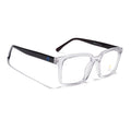 Eyejack Transparent Rectangle Eyeglasses for Men & Women (668801FCL2326)