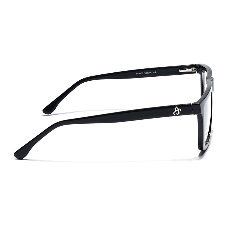 Eyejack Shine Black Wayfarer Eyeglasses for Men & Women (668802FCL2328)