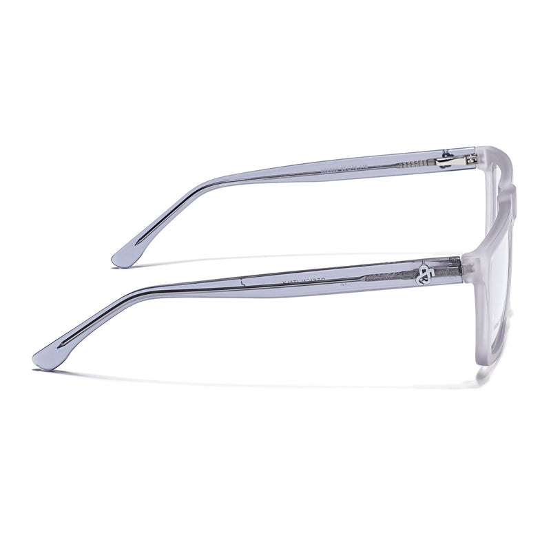 Eyejack Matt Grey Wayfarer Eyeglasses for Men & Women (668802FCL2333)