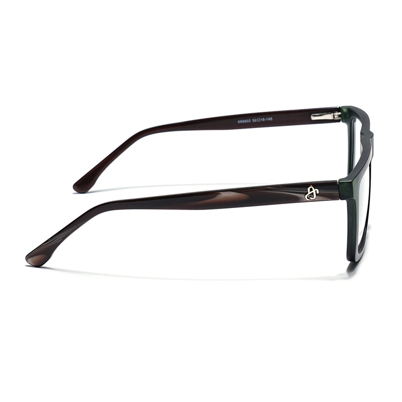 Eyejack Green Wayfarer Eyeglasses for Men & Women (668802FCL2337)