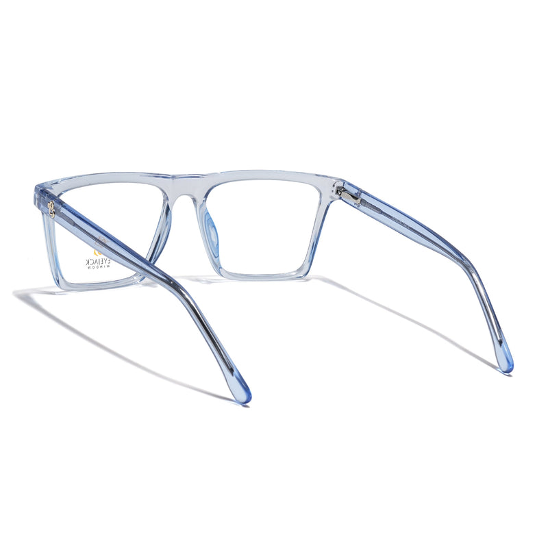 Eyejack Light Blue Wayfarer Eyeglasses for Men & Women (668803FCL2347)