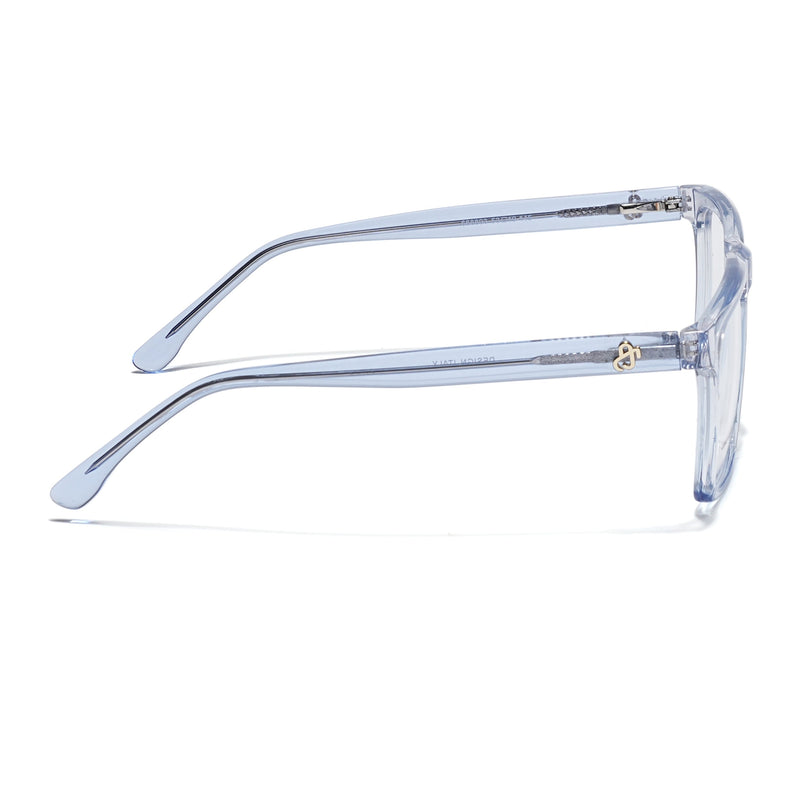 Eyejack Light Blue Wayfarer Eyeglasses for Men & Women (668803FCL2347)