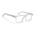 Eyejack Transparent Wayfarer Eyeglasses for Men & Women (668803FCL2351)