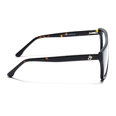 Eyejack Shine Black Wayfarer Eyeglasses for Men & Women (668804FCL2354)