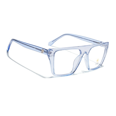 Eyejack Light Blue Wayfarer Eyeglasses for Men & Women (668804FCL2359)