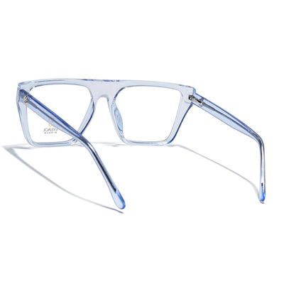 Eyejack Light Blue Wayfarer Eyeglasses for Men & Women (668804FCL2359)