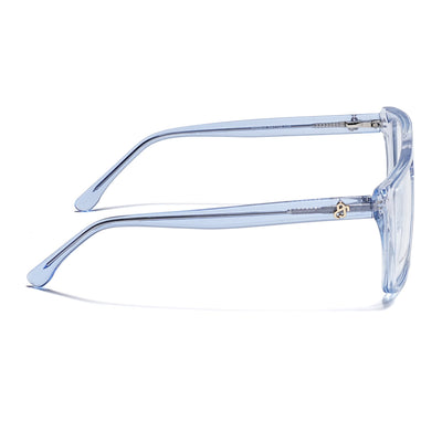Eyejack Light Blue Wayfarer Eyeglasses for Men & Women (668804FCL2359)