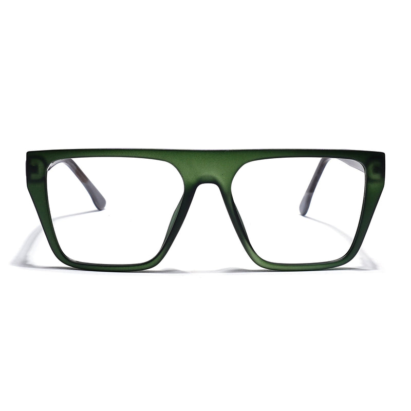 Eyejack Green Wayfarer Eyeglasses for Men & Women (668804FCL2361)