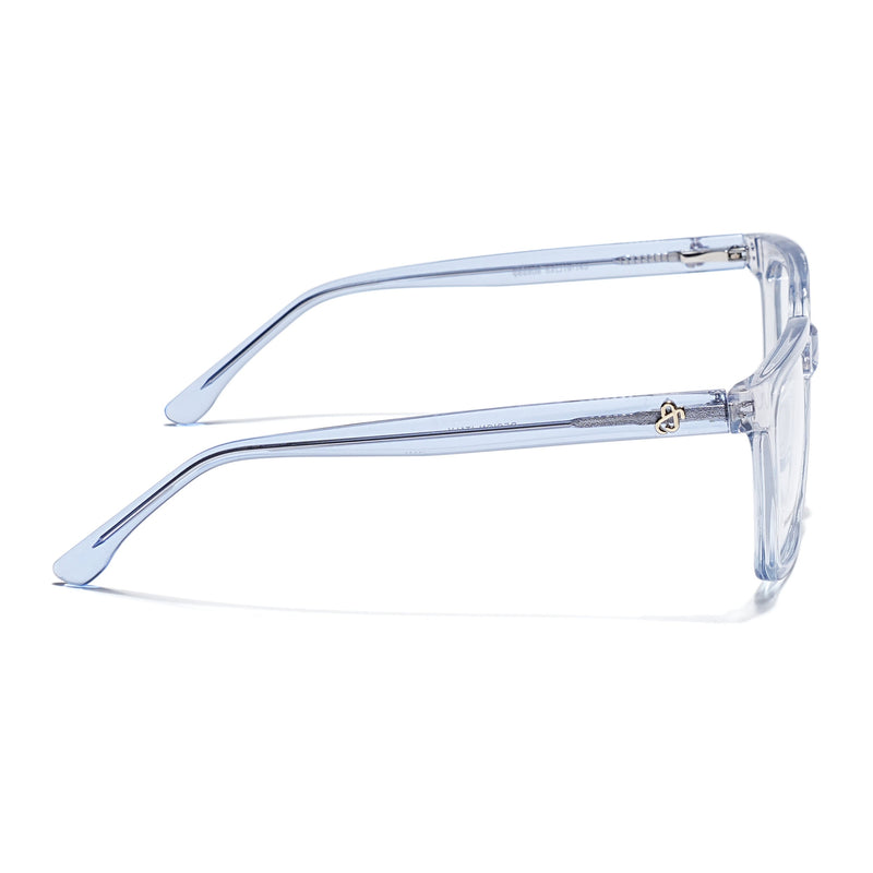 Eyejack Light Blue Wayfarer Eyeglasses for Men & Women (668808FCL2407)
