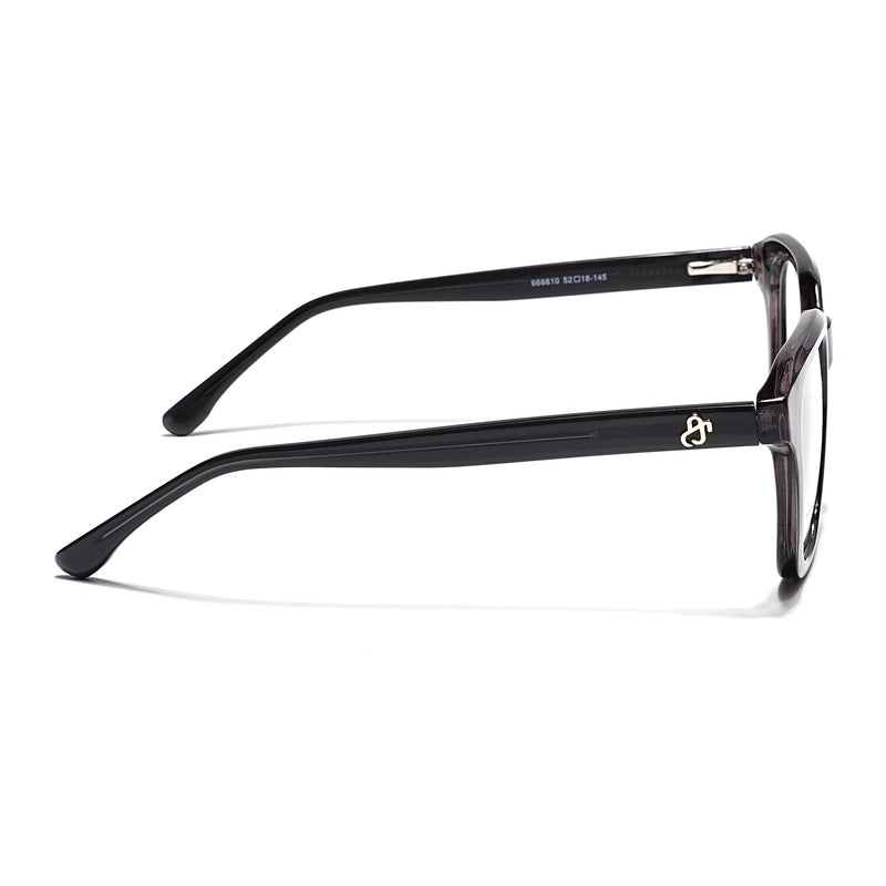 Eyejack Grey Wayfarer Eyeglasses for Men & Women (668810FCL2427)