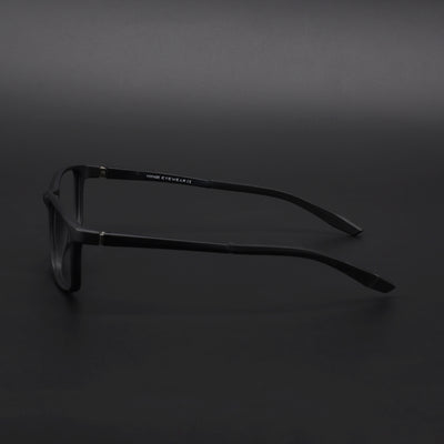 Voyage Active Black Square Eyeglasses for Men & Women (6688MG5665-C1)