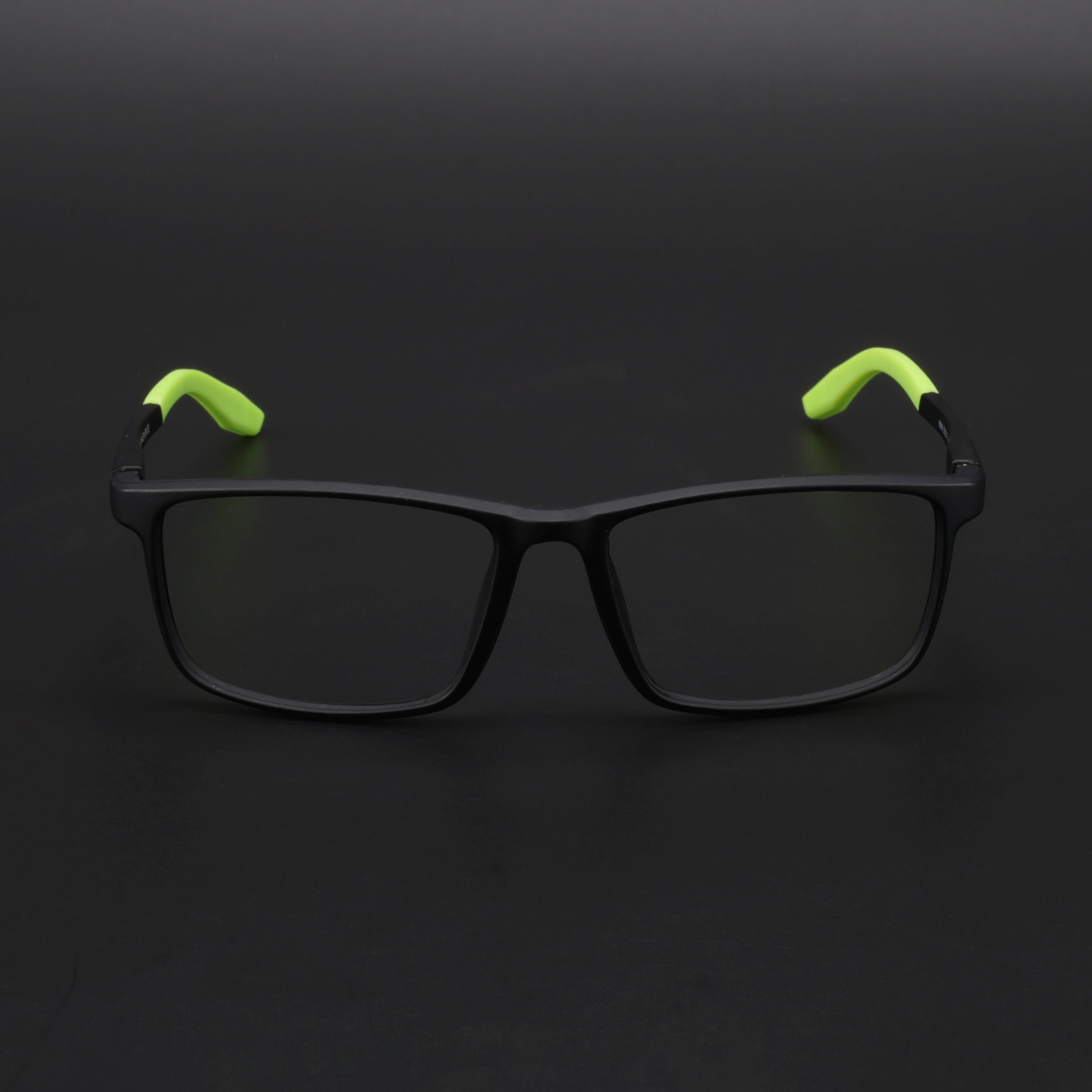 Voyage Active Black Square Eyeglasses for Men & Women (6688MG5668-C4)