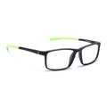 Voyage Active Black Square Eyeglasses for Men & Women (6688MG5668-C4)