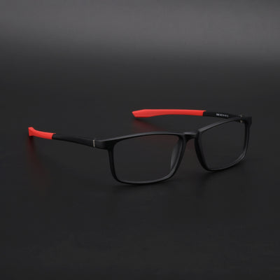 Voyage Active Black Square Eyeglasses for Men & Women (6688MG5669-C5)