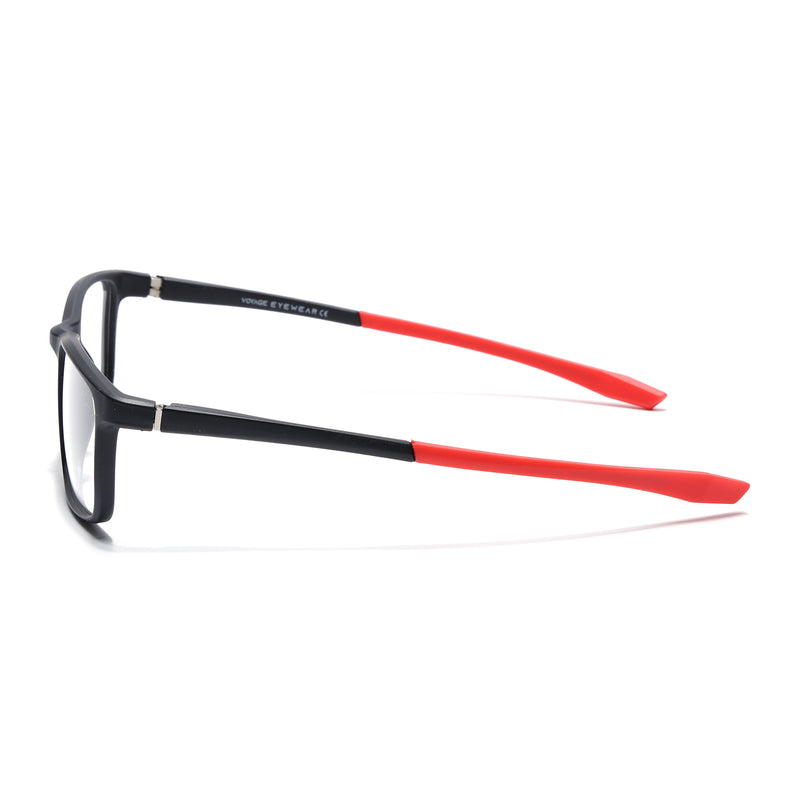 Voyage Active Black Square Eyeglasses for Men & Women (6688MG5669-C5)
