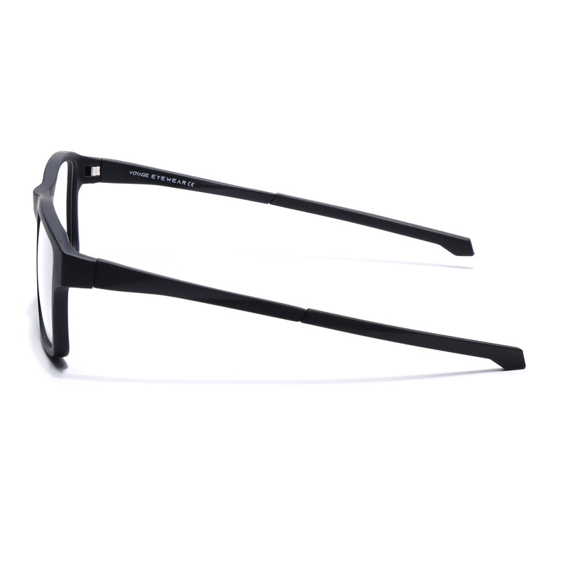 Voyage Active Black Square Eyeglasses for Men & Women (6689MG5671-C1)