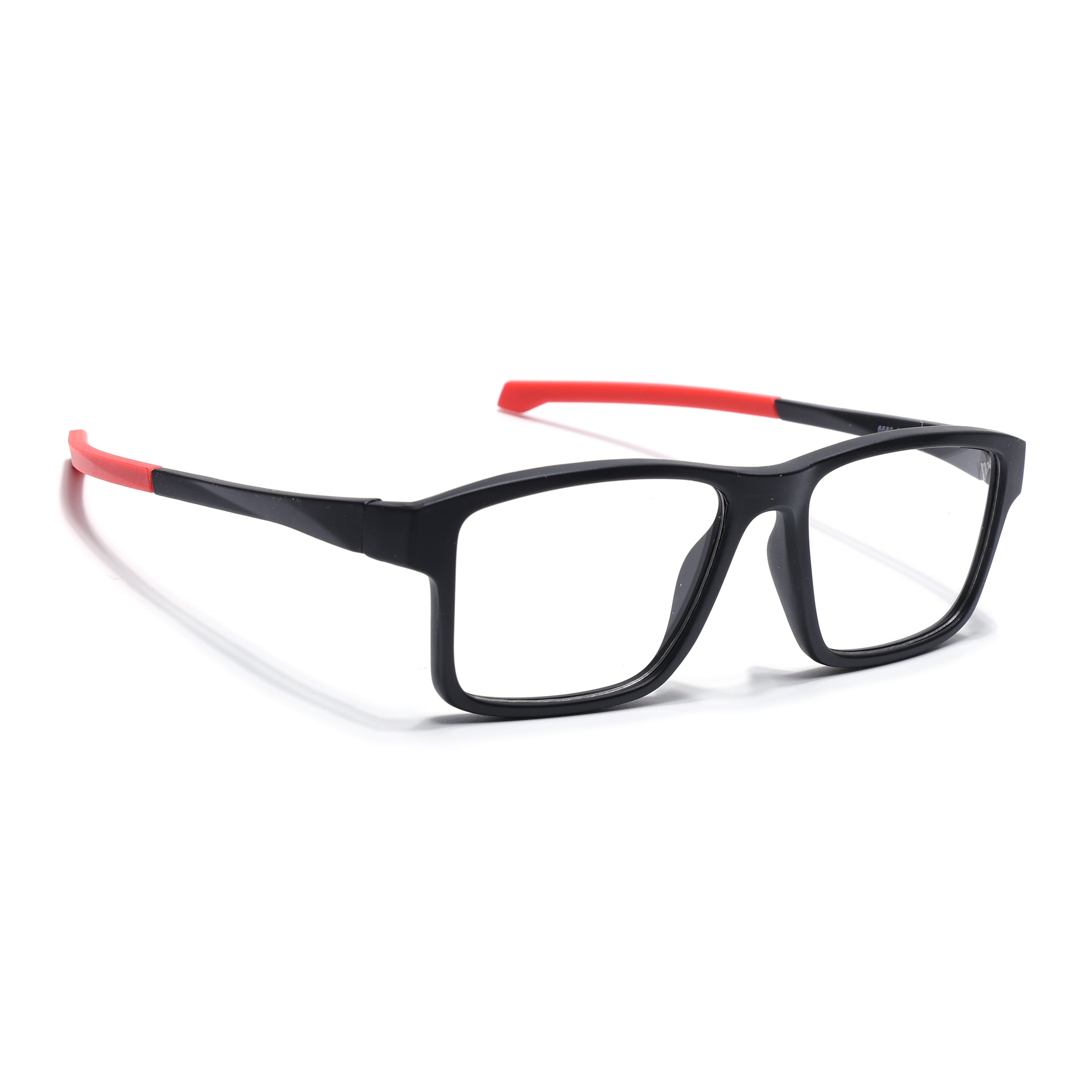 Voyage Active Black Square Eyeglasses for Men & Women (6689MG5675-C5)