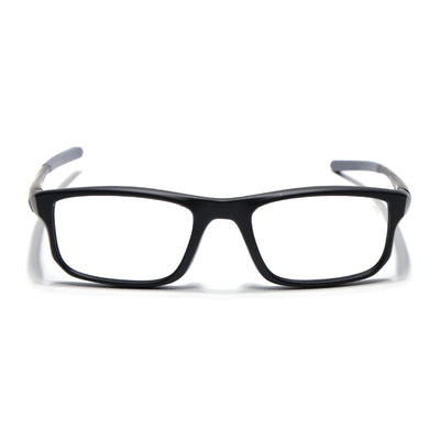 Voyage Active Black Rectangle Eyeglasses for Men & Women (6690MG5678-C2)