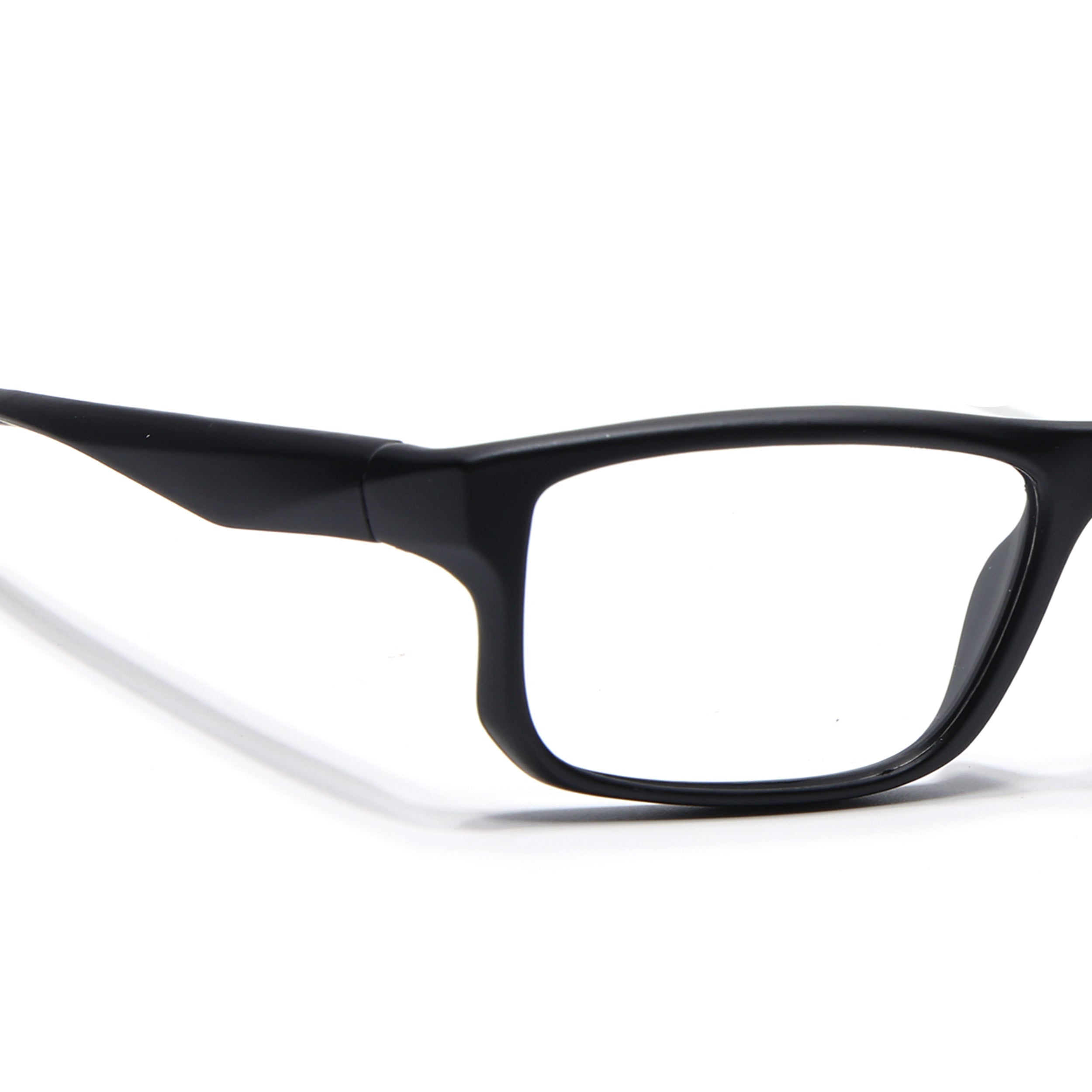 Voyage Active Black Rectangle Eyeglasses for Men & Women (6690MG5680-C4)