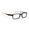 Voyage Active Black Rectangle Eyeglasses for Men & Women (6690MG5682-C6)