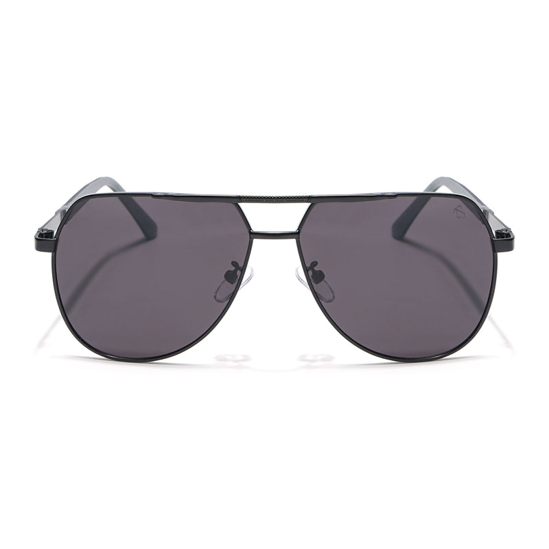 Eyejack Black Aviator Sunglasses for Men & Women (7008CL869)
