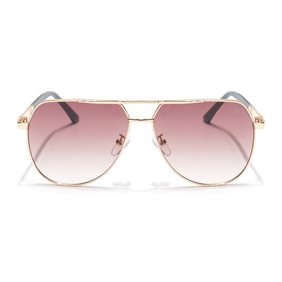 Eyejack Golden Aviator Sunglasses for Men & Women (7008CL872)