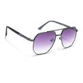 Eyejack Grey Square Sunglasses for Men & Women (7009CL874)