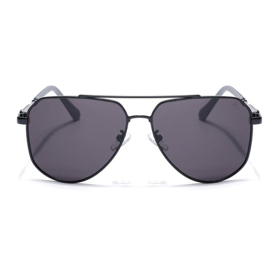 Eyejack Black Aviator Sunglasses for Men & Women (7013CL2122)