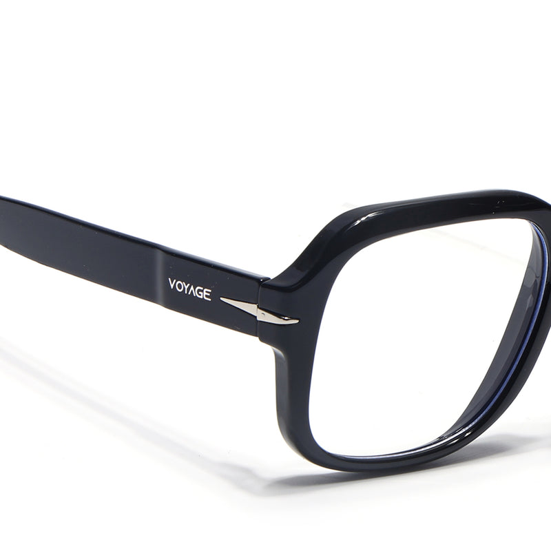Voyage Shine Black Square Eyeglasses for Men & Women (7015MG4992-C1)