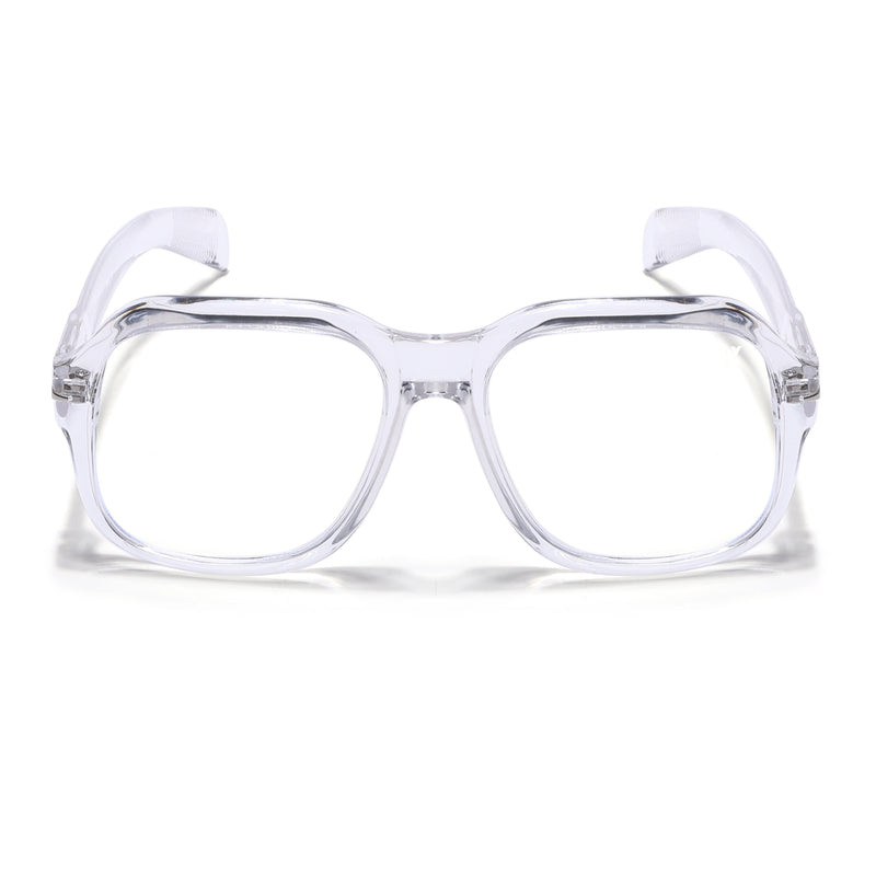 Voyage Transparent Square Eyeglasses for Men & Women (7015MG4993-C2)