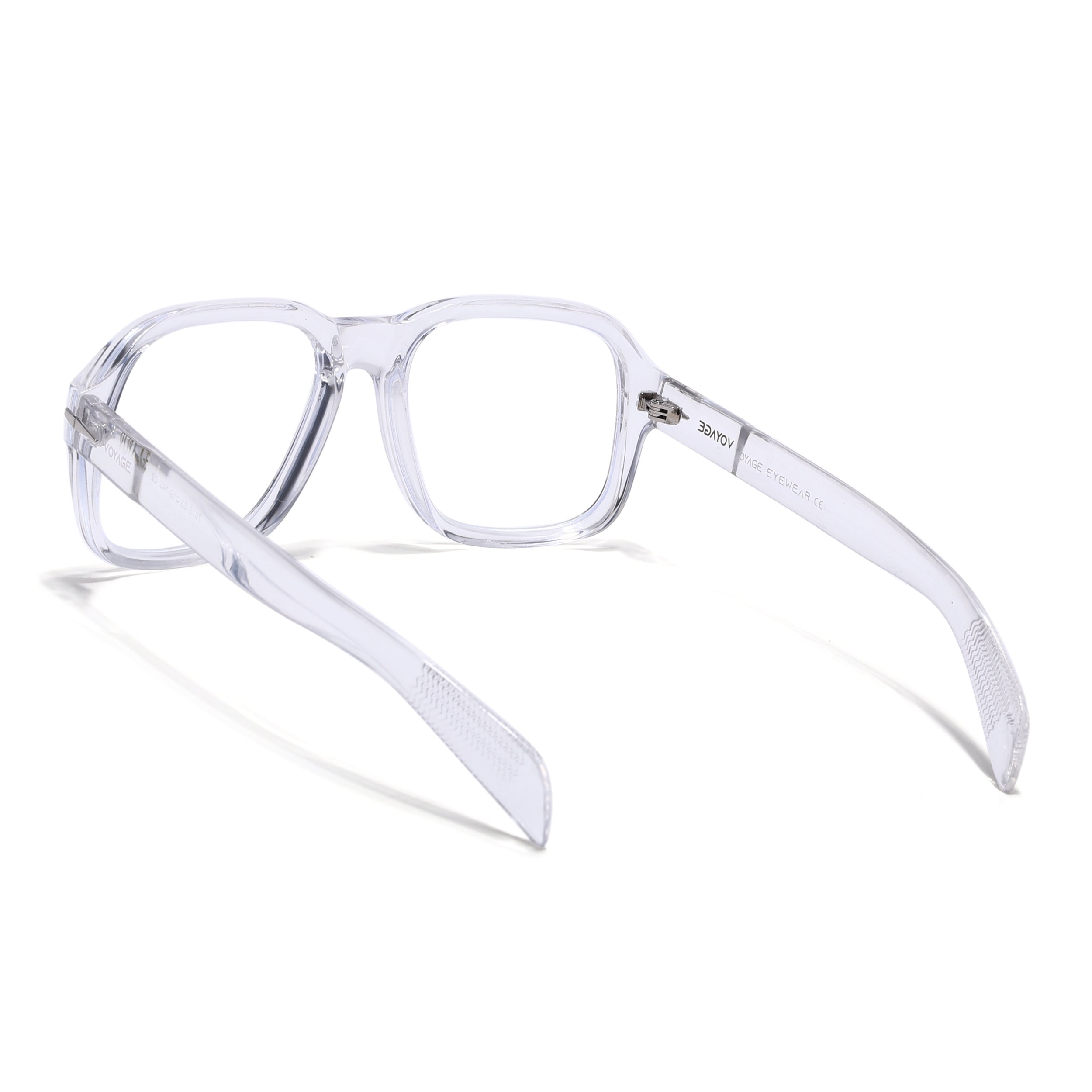 Voyage Transparent Square Eyeglasses for Men & Women (7015MG4993-C2)