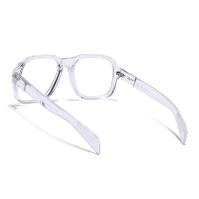 Voyage Transparent Square Eyeglasses for Men & Women (7015MG4993-C2)