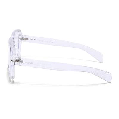 Voyage Transparent Square Eyeglasses for Men & Women (7015MG4993-C2)