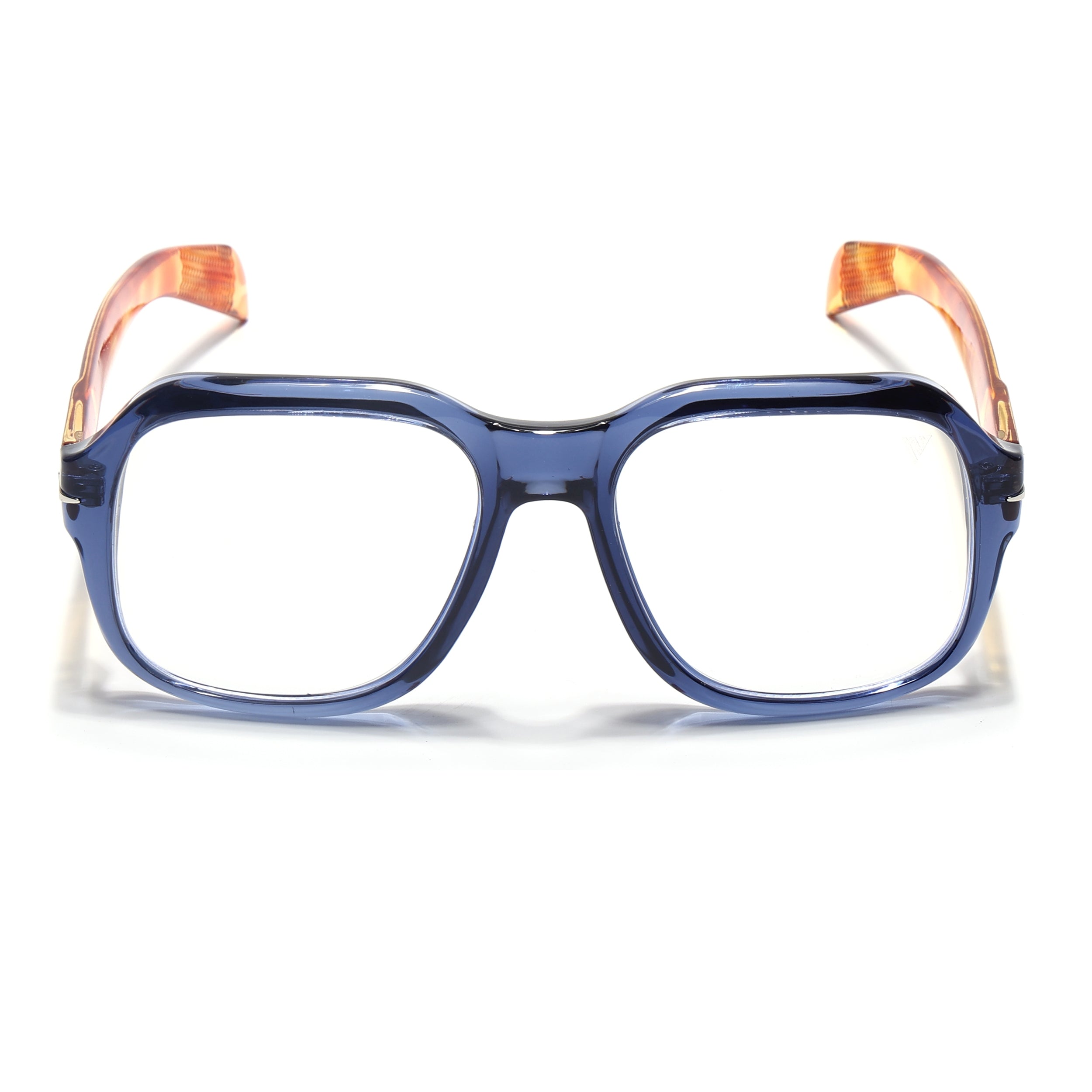 Voyage Transparent Blue Square Eyeglasses for Men & Women (7015MG4994-C3)