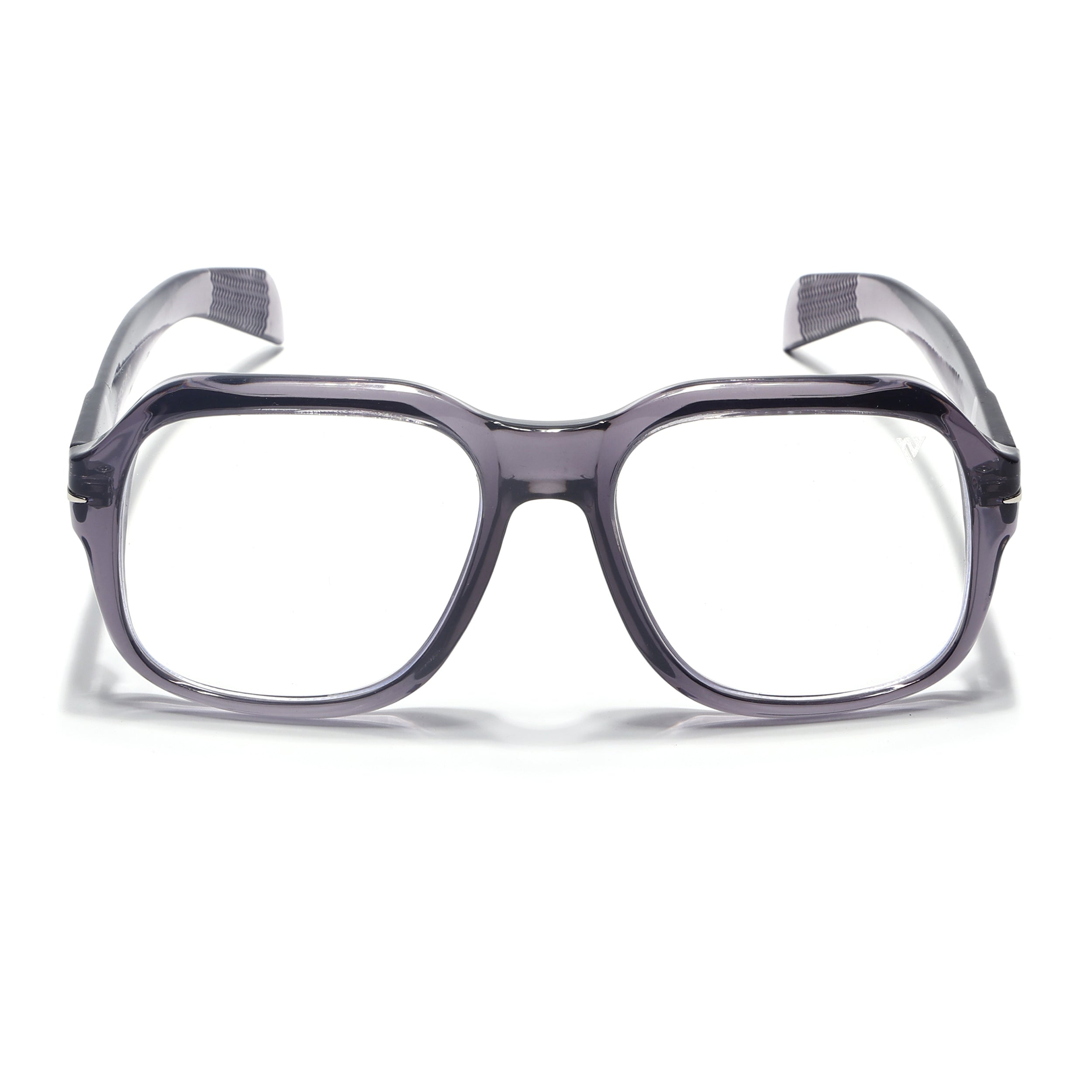 Voyage Transparent Light purple Square Eyeglasses for Men & Women (7015MG4995-C4)