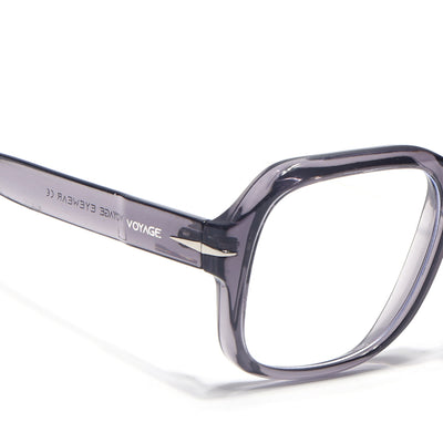 Voyage Transparent Light purple Square Eyeglasses for Men & Women (7015MG4995-C4)